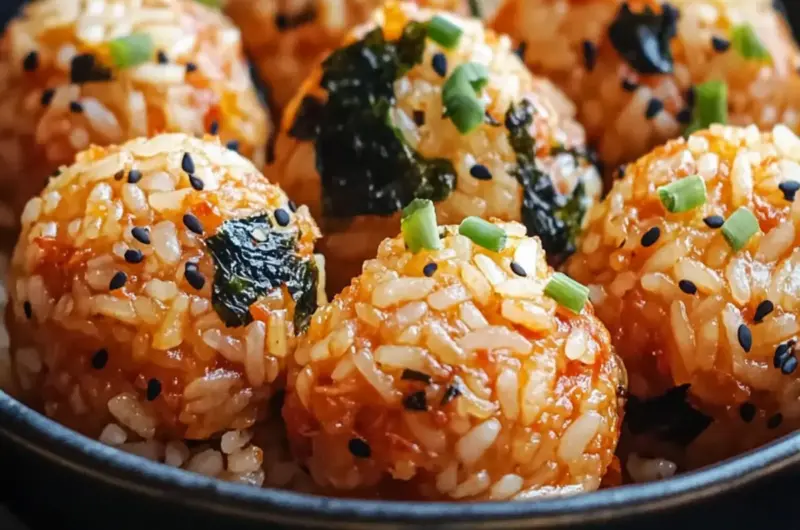 Kimchi Rice Balls (Kimchi Jumeokbap)