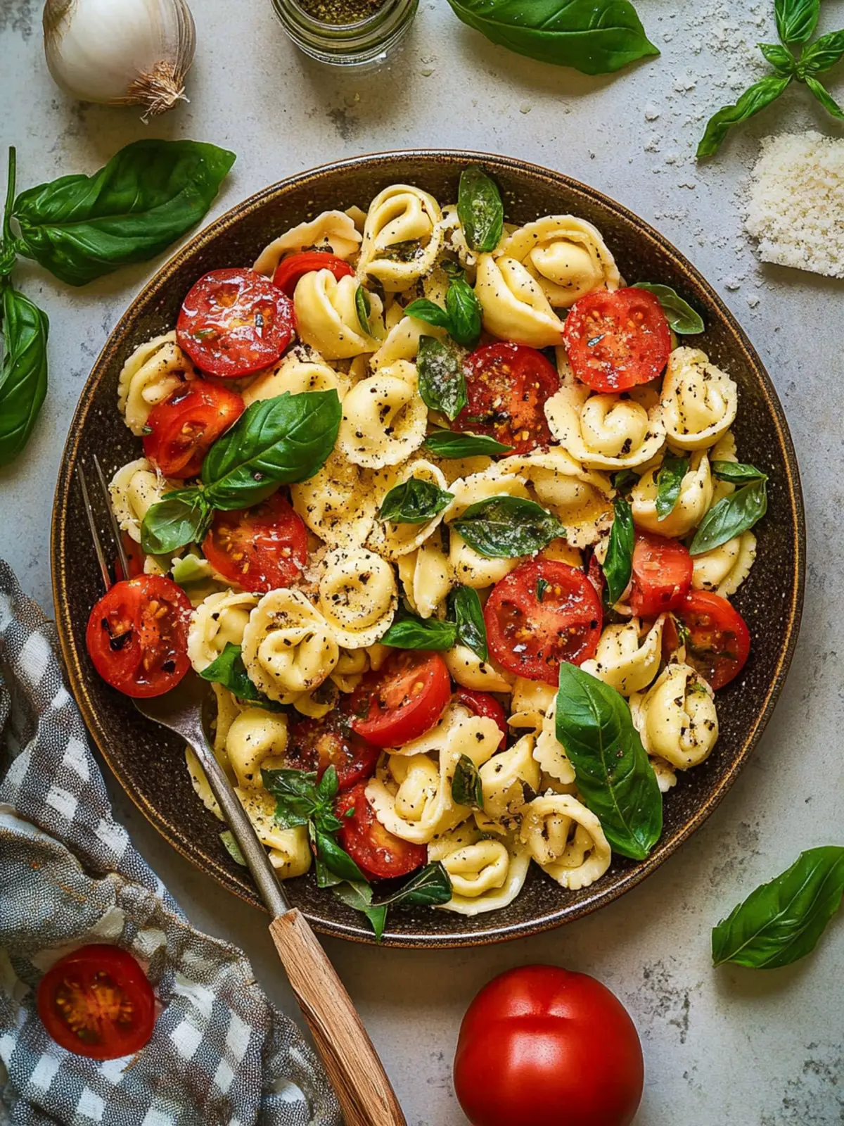 Tortellini Caprese Salad: A Fresh Spin on Classic Flavors 3 Tortellini Caprese Salad