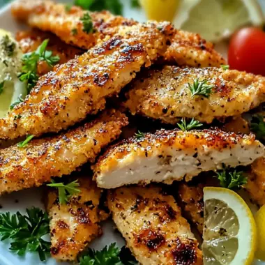 Crispy Greek Chicken Tenders: A Guilt-Free Family Favorite 9 Crispy Greek Chicken Tenders