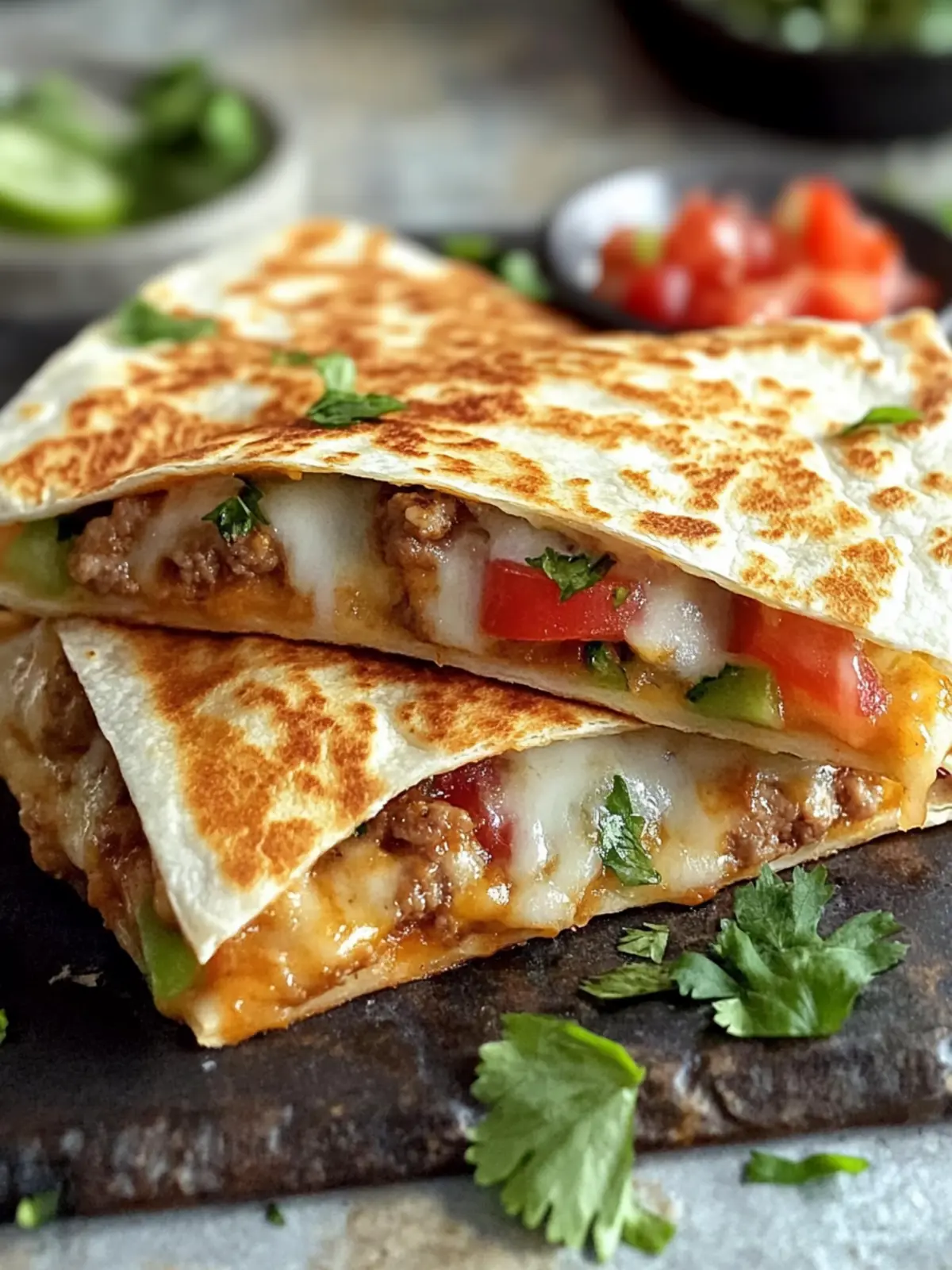 Smashburger Quesadillas: Your New Weeknight Delight! 3 Smashburger Quesadillas