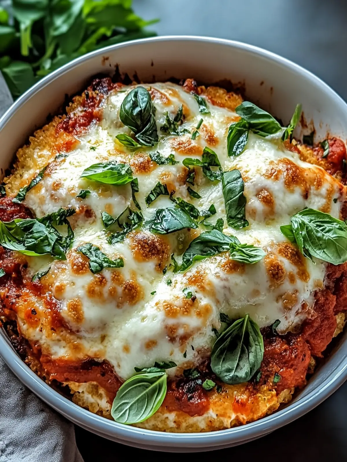 High Protein Chicken Parm Cottage Cheese Bowl Made Simple 5 Chicken Parm Cottage Cheese Bowl