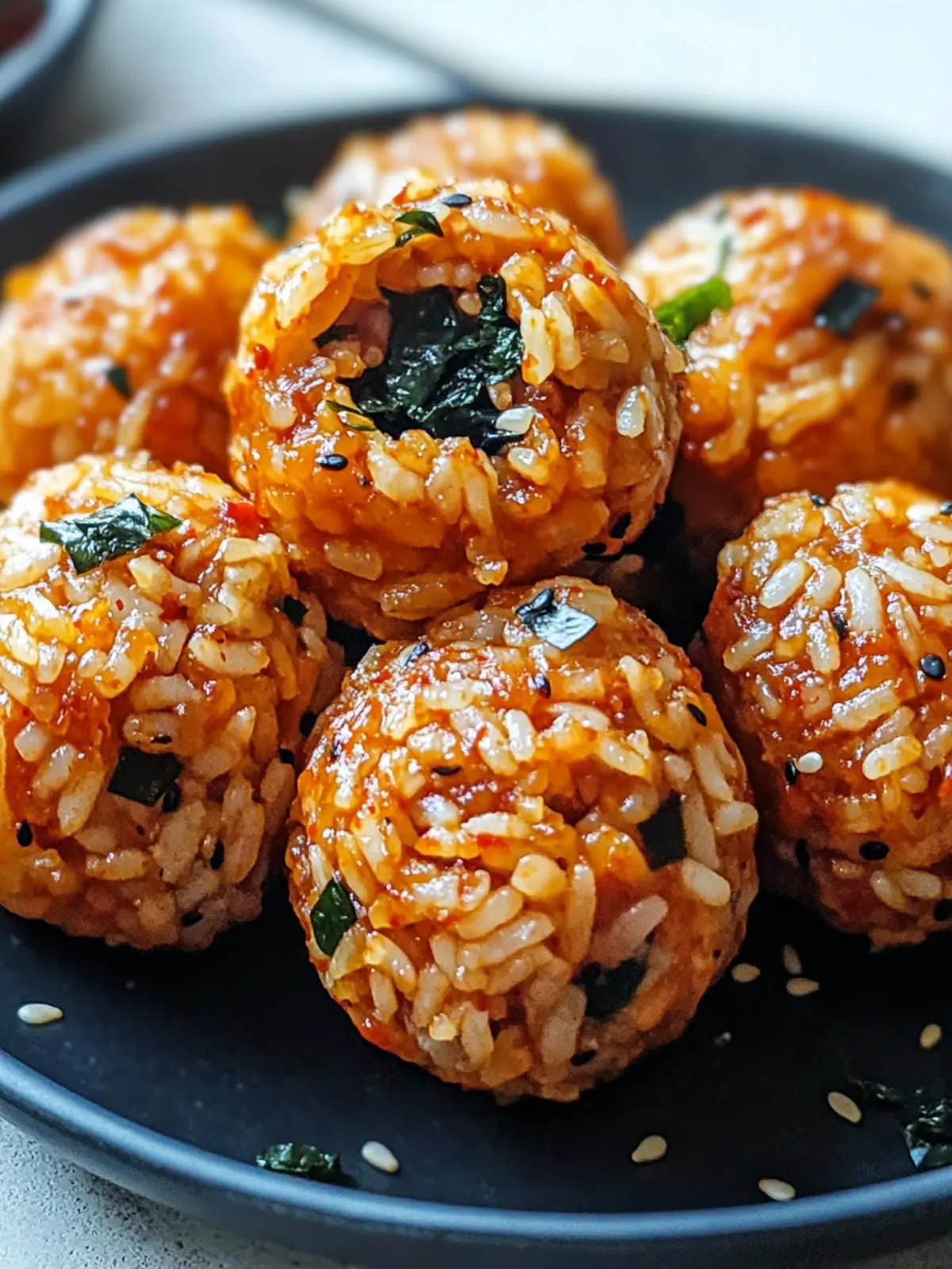 Delicious Kimchi Rice Balls (Kimchi Jumeokbap) for Quick Snacking 2 Kimchi Rice Balls (Kimchi Jumeokbap)
