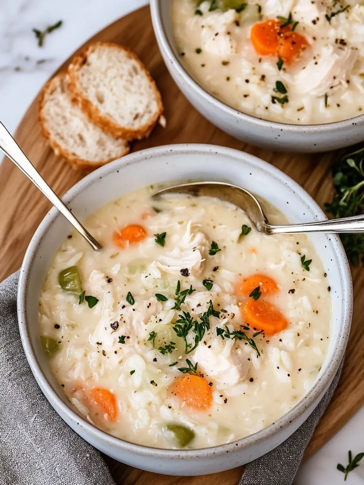 Creamy Chicken and Rice Soup: Your Ultimate Comfort Bowl 3 Creamy Chicken and Rice Soup