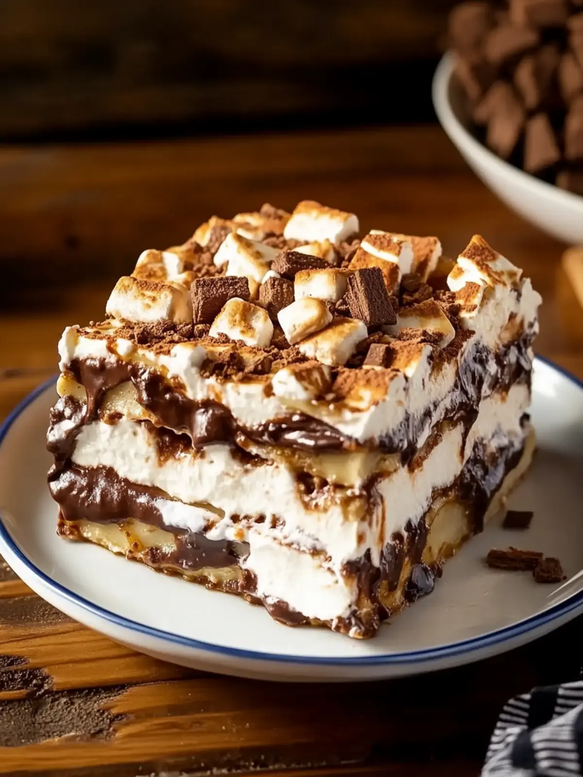 S'mores Lasagna: No-Bake Delight for Sweet Summer Nights 2 S'mores Lasagna