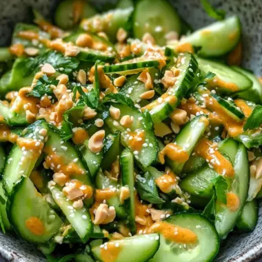Crispy Cucumber and Peanut Butter Salad for a Refreshing Bite 9 Cucumber and Peanut Butter Salad