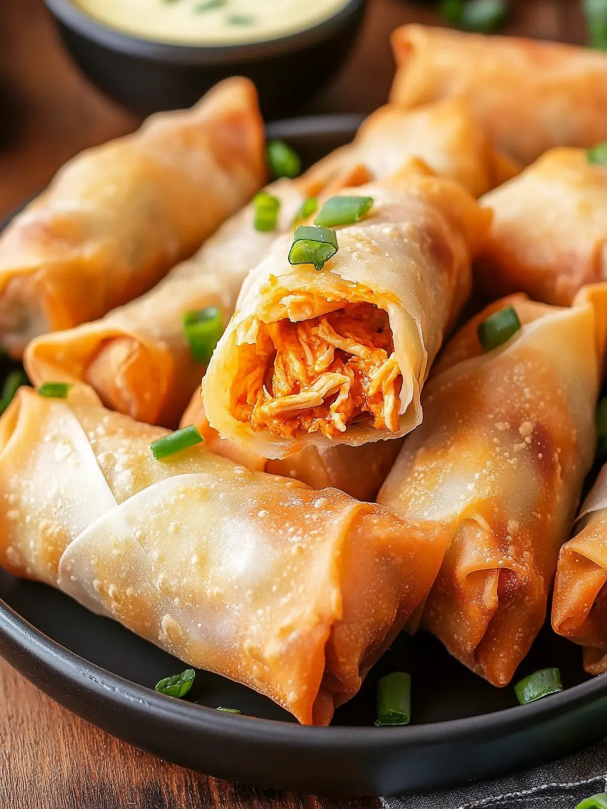 Irresistible Buffalo Chicken Egg Rolls for Game Day Bliss 4 Buffalo Chicken Egg Rolls