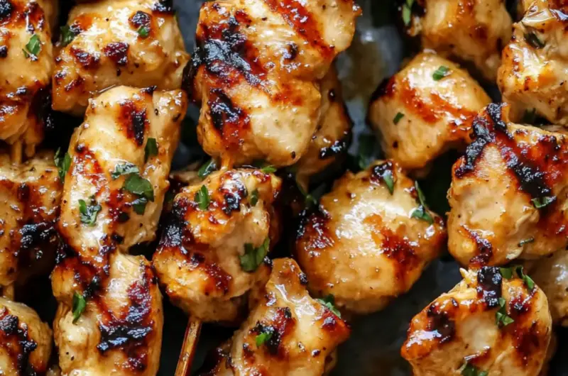 Bang Bang Chicken Skewers