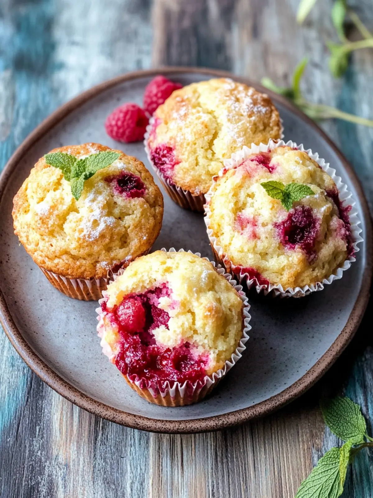 Raspberry Lemon Ricotta Muffins for a Delightful Breakfast 4 Raspberry Lemon Ricotta Muffins