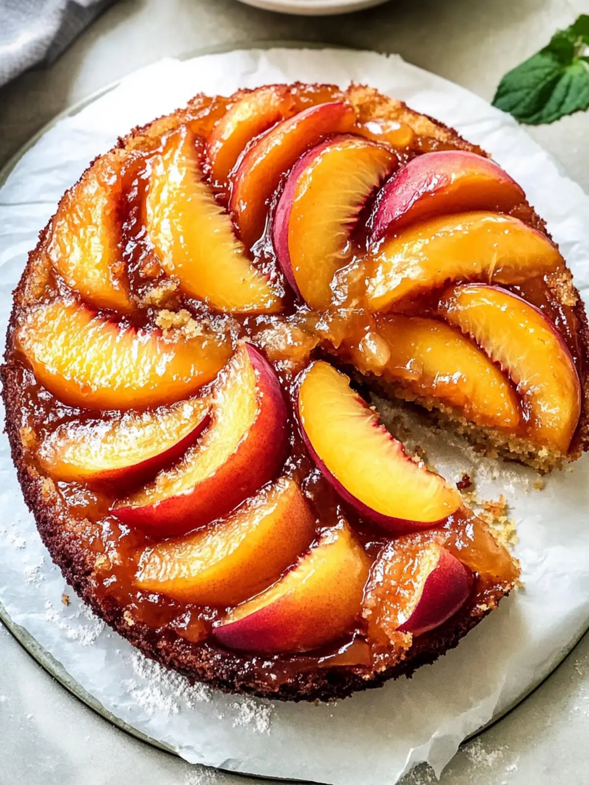 Bourbon Peach Upside Down Cake That Will Wow Your Guests 2 Bourbon Peach Upside Down Cake