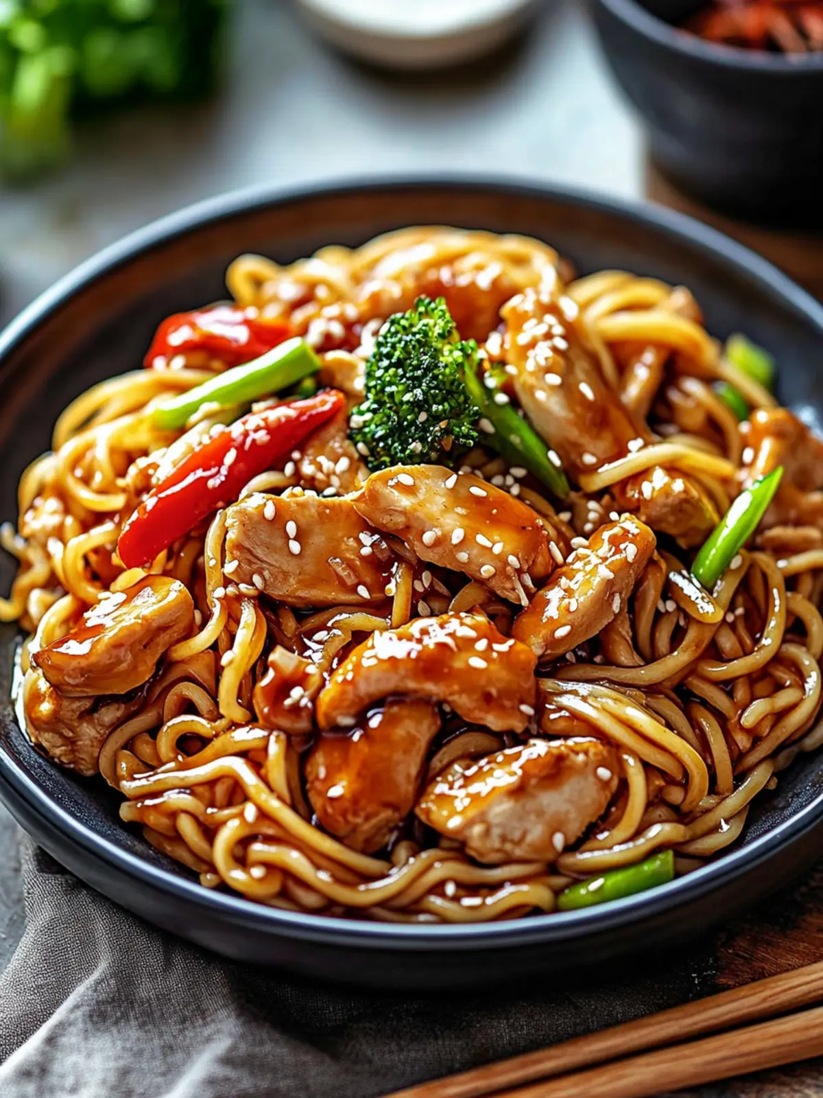 Savor Homemade Chicken Teriyaki Noodles in Minutes 2 Chicken Teriyaki Noodles