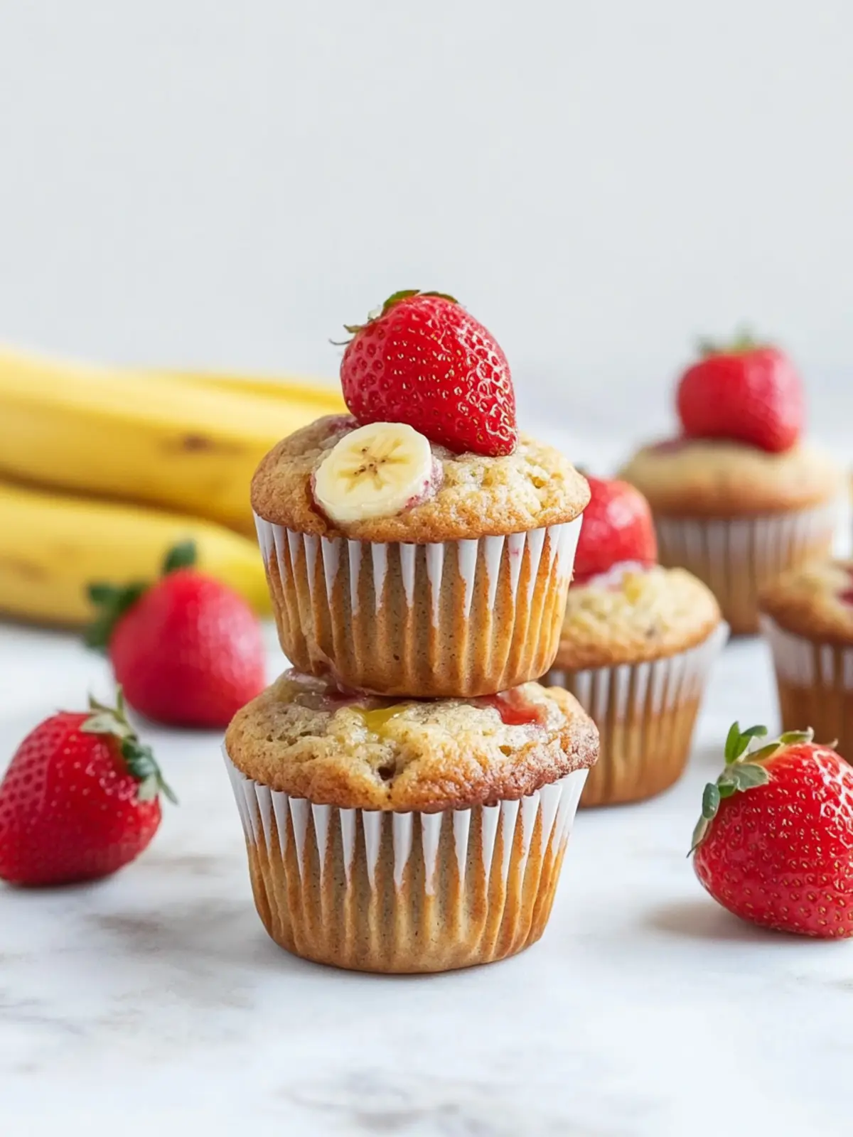 Delicious Strawberry Banana Yogurt Muffins You’ll Love 5 Strawberry Banana Yogurt Muffins