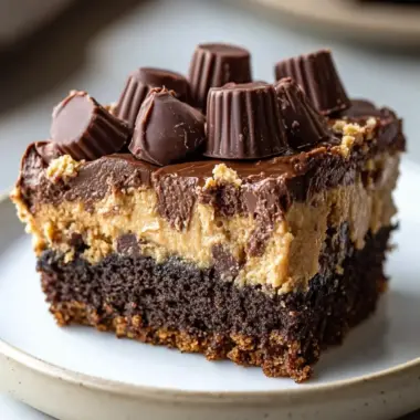 Sweet and Gooey Peanut Butter Cup Dump Cake Magic 9 Peanut Butter Cup Dump Cake