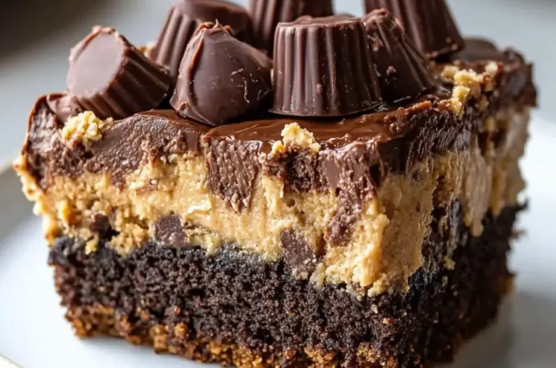 Peanut Butter Cup Dump Cake