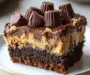 Sweet and Gooey Peanut Butter Cup Dump Cake Magic