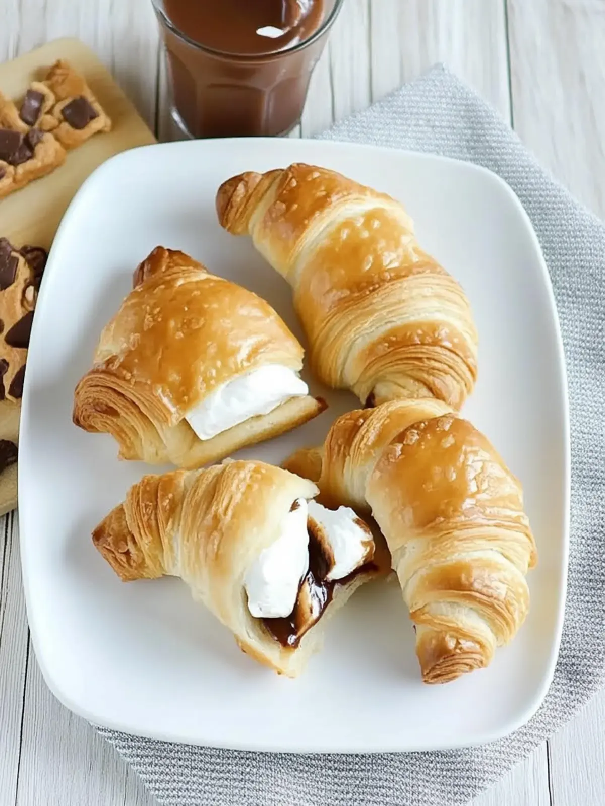 S’mores Crescent Rolls: Sweet, Gooey Treats to Wow Your Guests 4 S’mores Crescent Rolls