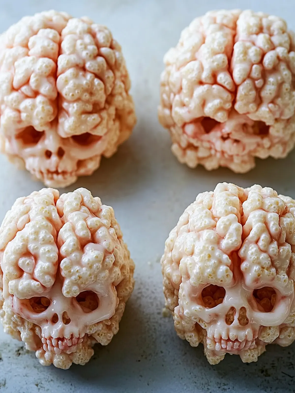 Marshmallow Rice Krispies Halloween Brains: Spooktacular Fun! 5 Marshmallow Rice Krispies Halloween Brains