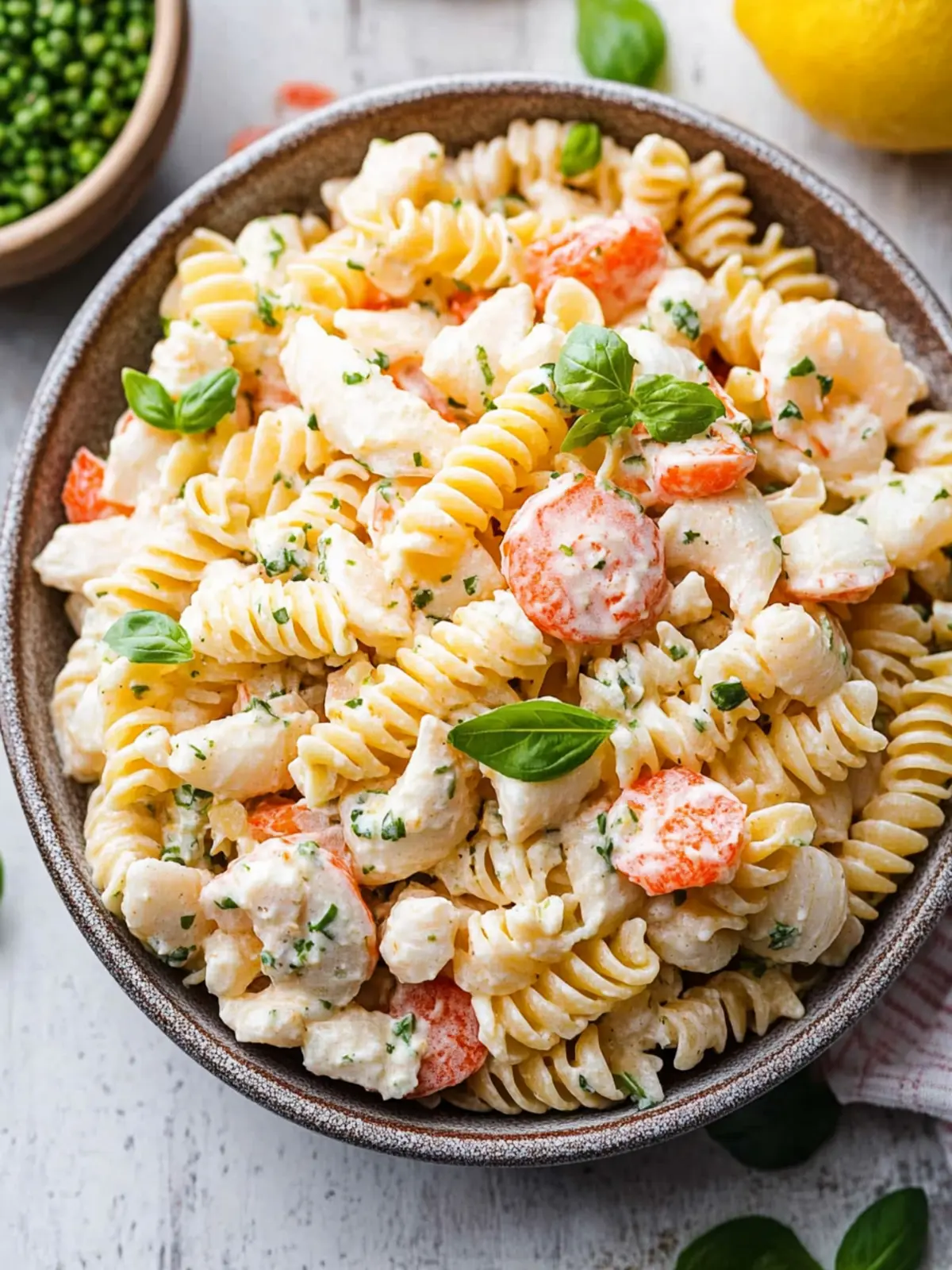 Mouthwatering Crab Pasta Salad for Effortless Summer Meals 3 Crab Pasta Salad