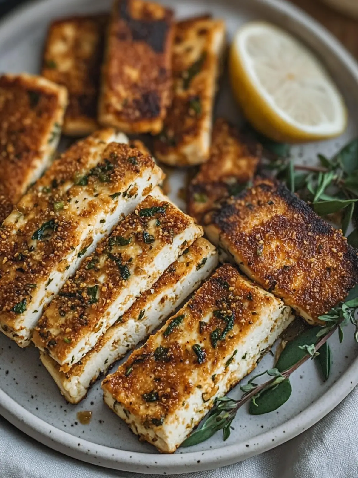 Crispy Herbed Tofu: Your New Favorite High-Protein Vegan Snack 3 Crispy Herbed Tofu