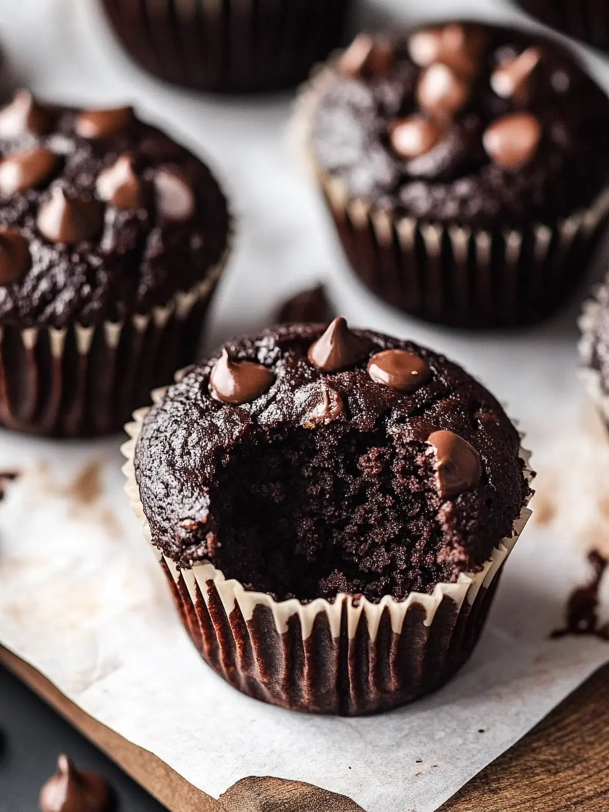 Indulge in Double Chocolate Zucchini Muffins for Guilt-Free Treats 3 Double Chocolate Zucchini Muffins