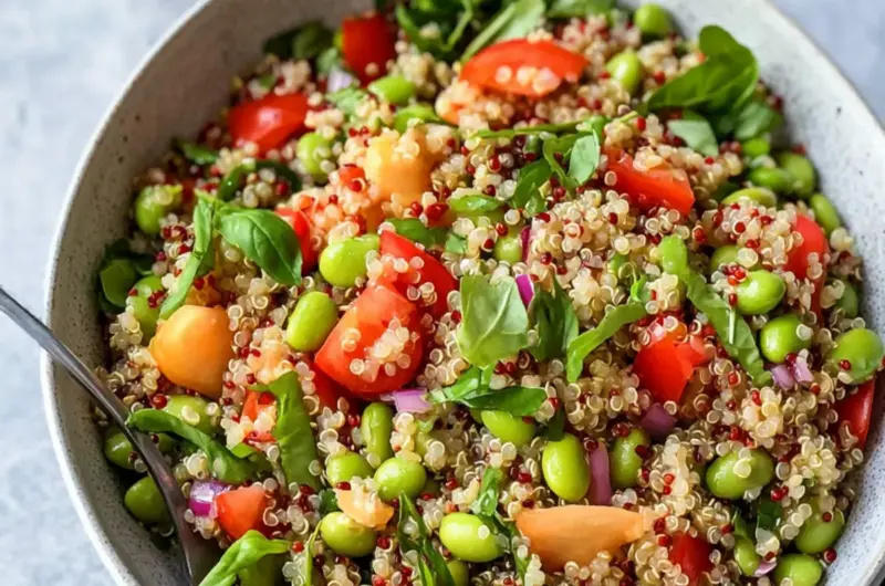 Quinoa Edamame Salad