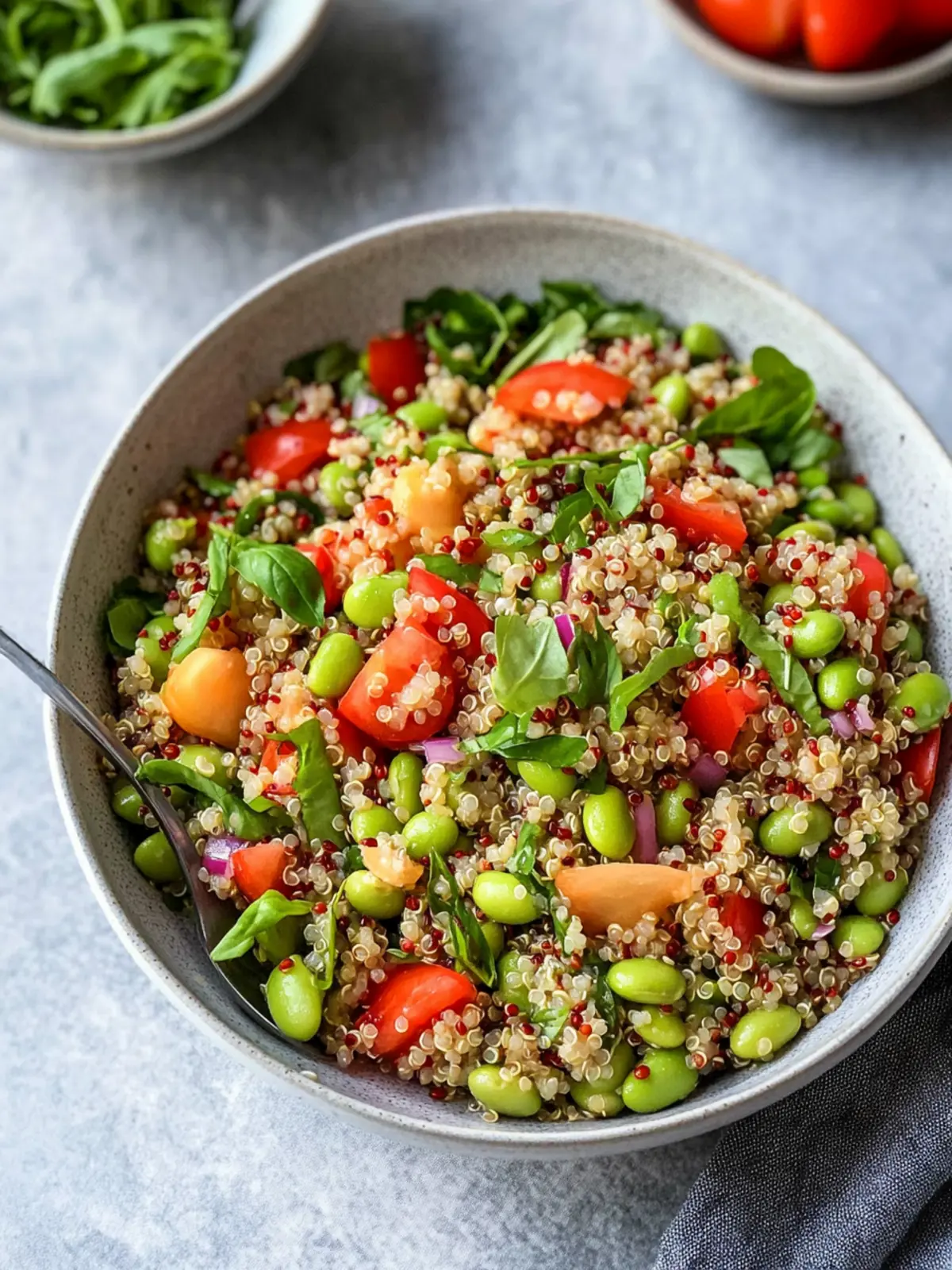 Quinoa Edamame Salad: Quick, Healthy & Full of Flavor! 5 Quinoa Edamame Salad
