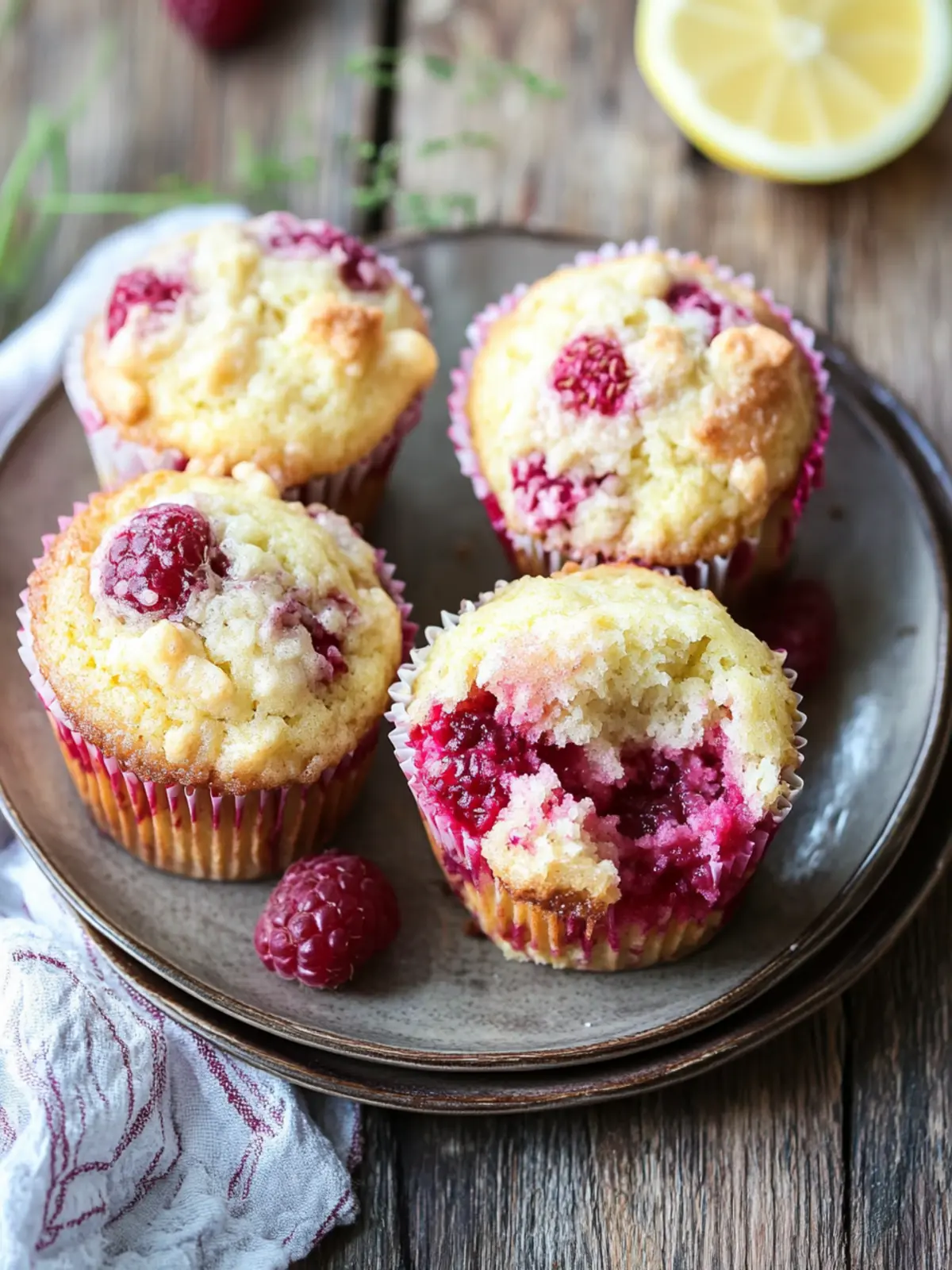 Raspberry Lemon Ricotta Muffins for a Delightful Breakfast 3 Raspberry Lemon Ricotta Muffins