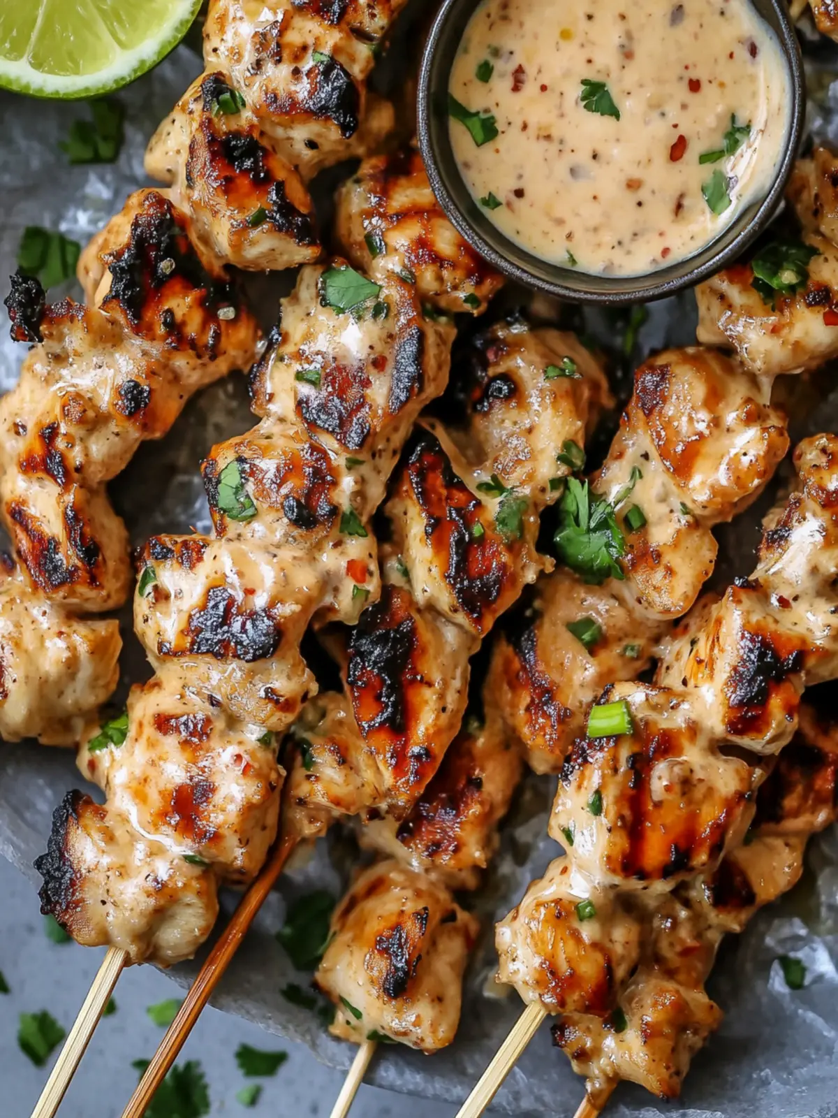 Irresistible Bang Bang Chicken Skewers for Your Grill Party 2 Bang Bang Chicken Skewers