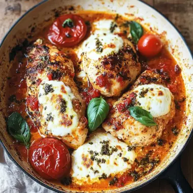 Garlic Tomato Chicken with Mozzarella: Comfort Food Made Easy 10 Garlic Tomato Chicken with Mozzarella