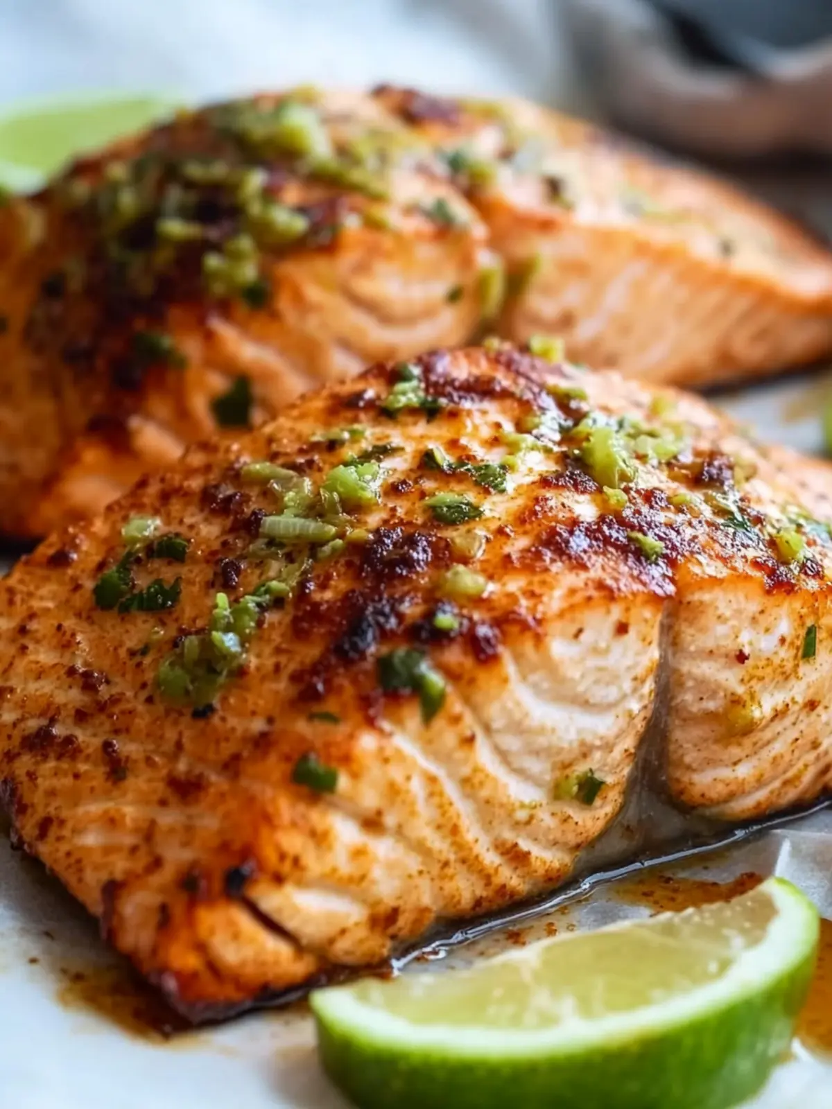 Oven Baked Chili Lime Salmon That'll Ignite Your Taste Buds 3 Oven Baked Chili Lime Salmon