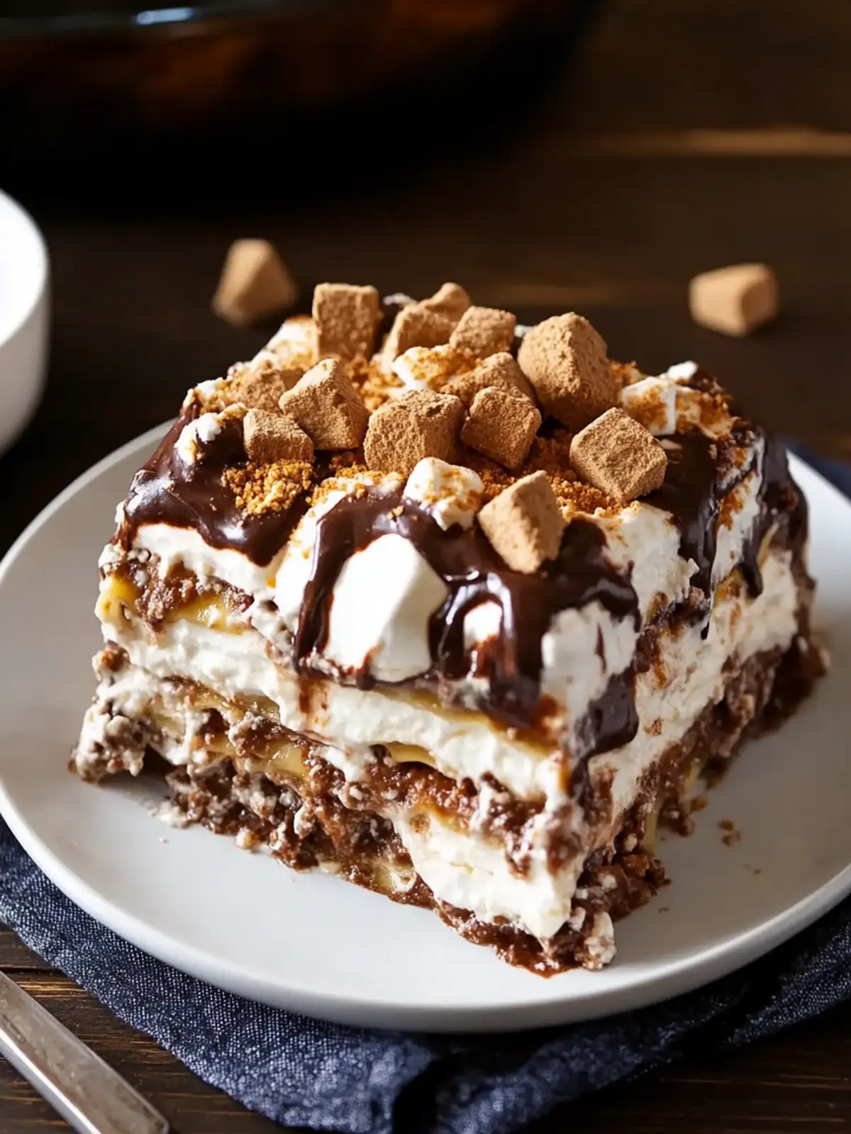 S'mores Lasagna: No-Bake Delight for Sweet Summer Nights 4 S'mores Lasagna