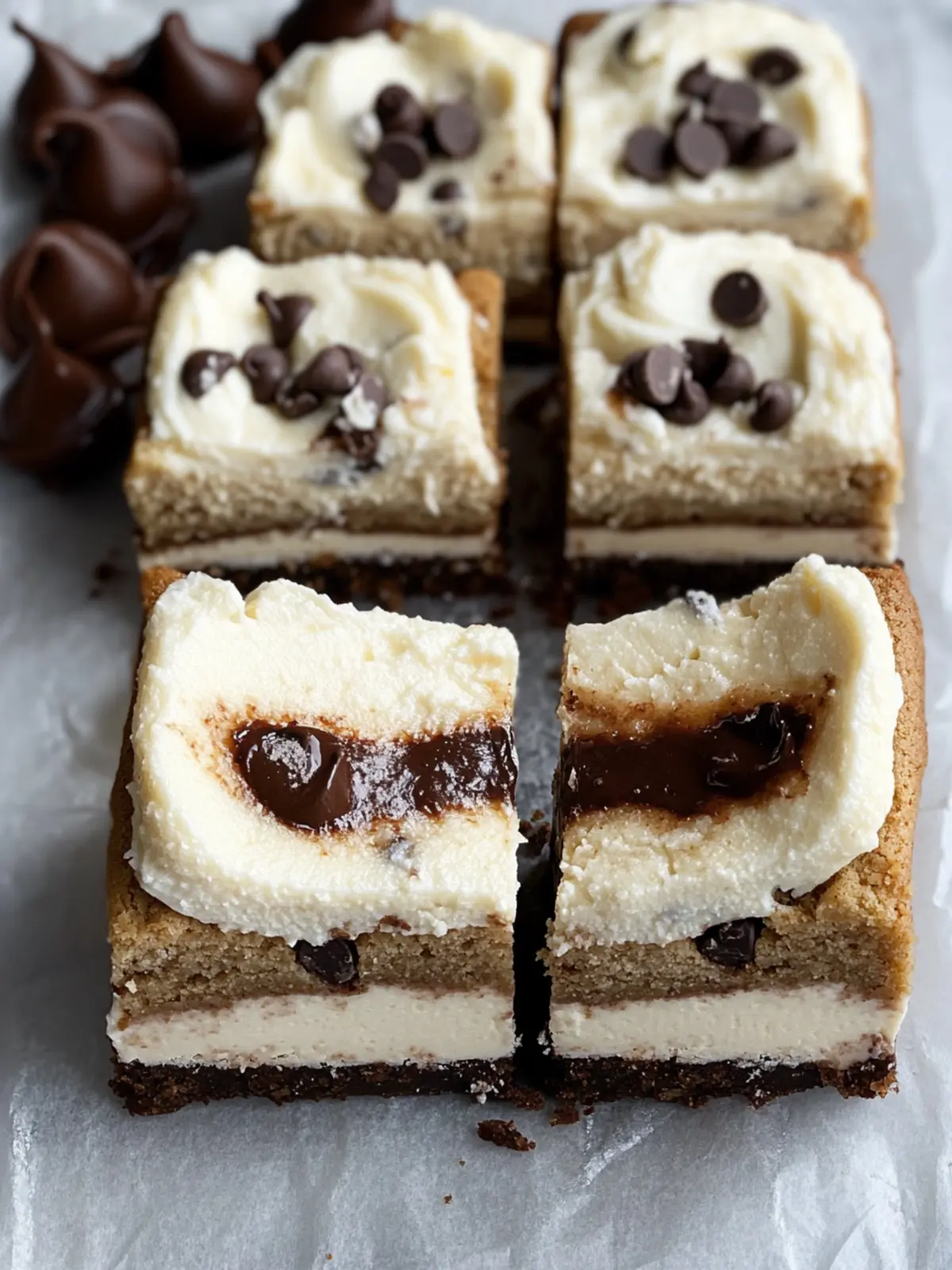 Irresistible Brown Butter Chocolate Chip Cookie Cheesecake Bars 2 Brown Butter Chocolate Chip Cookie Cheesecake Bars