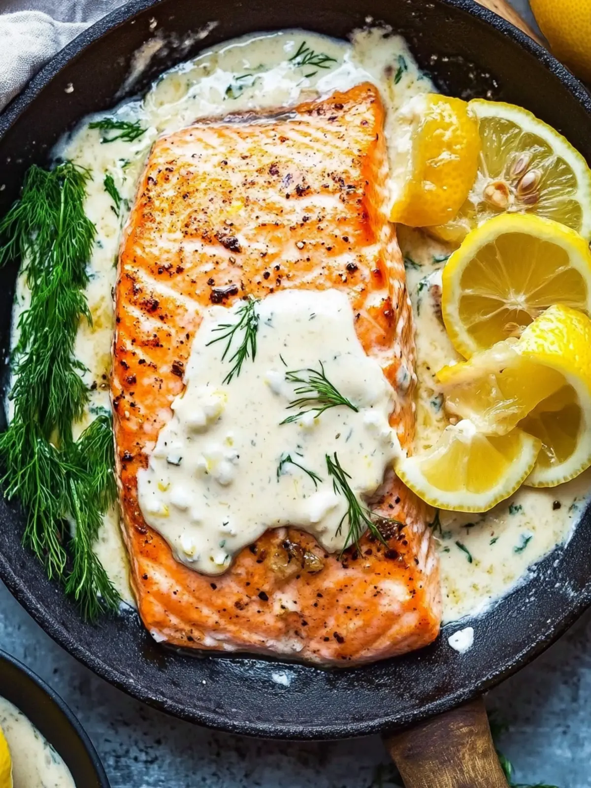 Delicious Salmon With Lemon Cream Sauce in 30 Minutes 3 Salmon With Lemon Cream Sauce