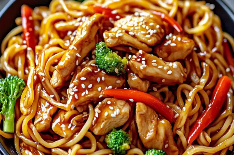 Chicken Teriyaki Noodles