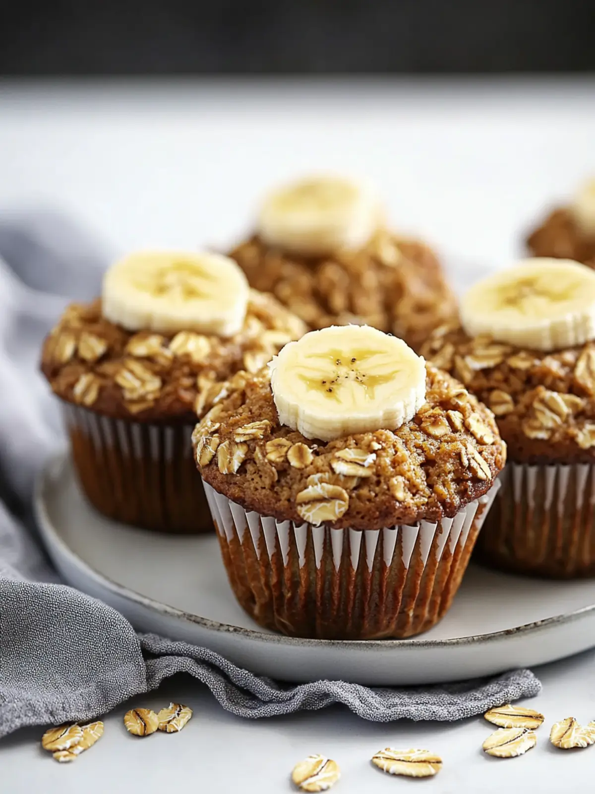 Banana Oatmeal Muffins That Bring Joy to Your Mornings 2 Banana Oatmeal Muffins