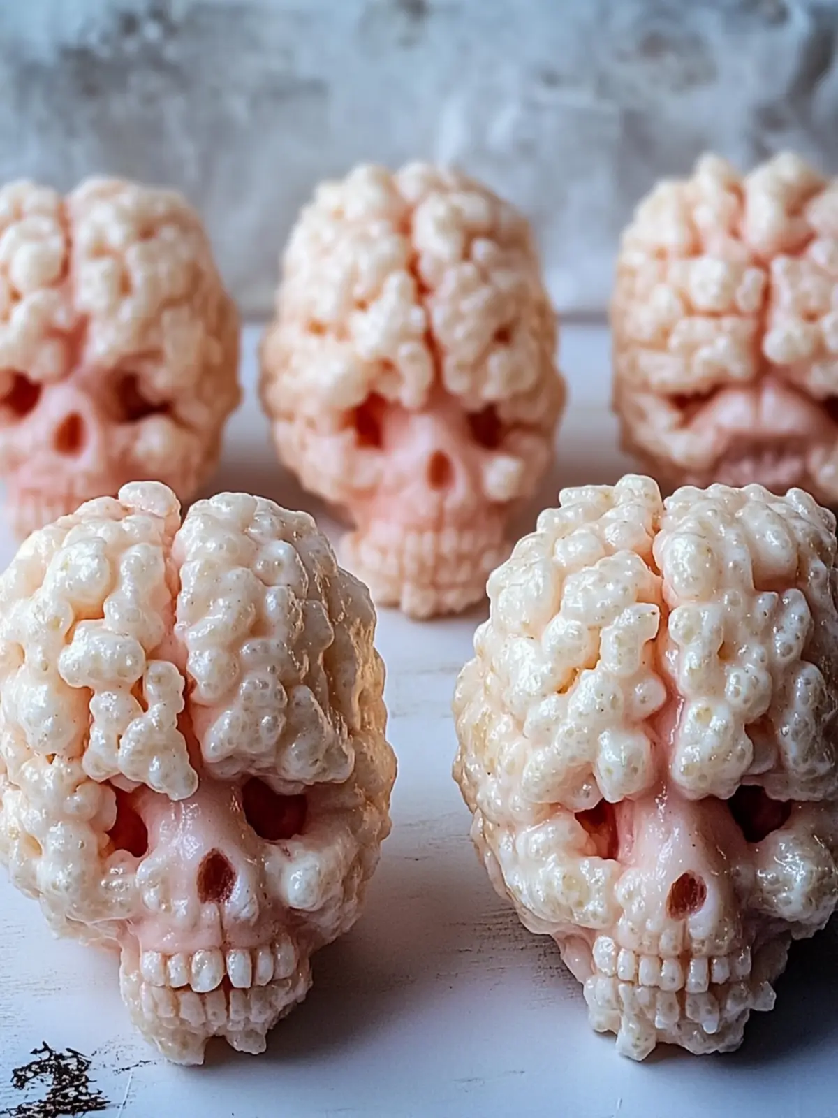 Marshmallow Rice Krispies Halloween Brains: Spooktacular Fun! 3 Marshmallow Rice Krispies Halloween Brains