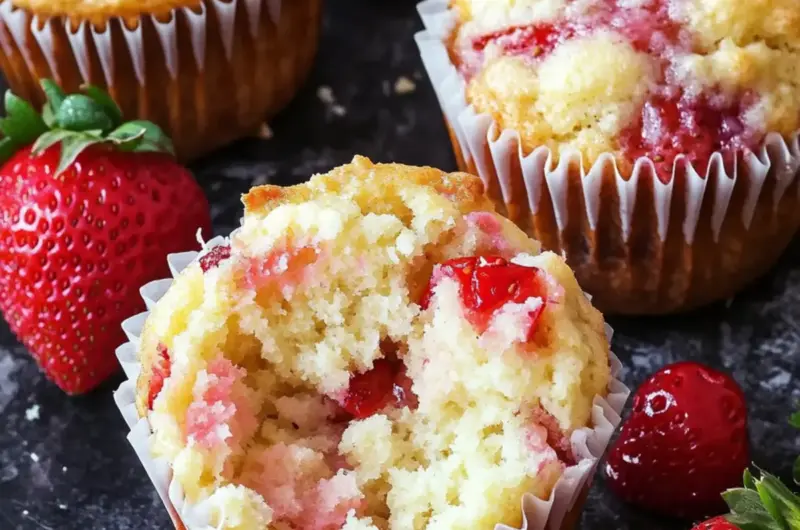 Strawberry Cream Cheese Muffins