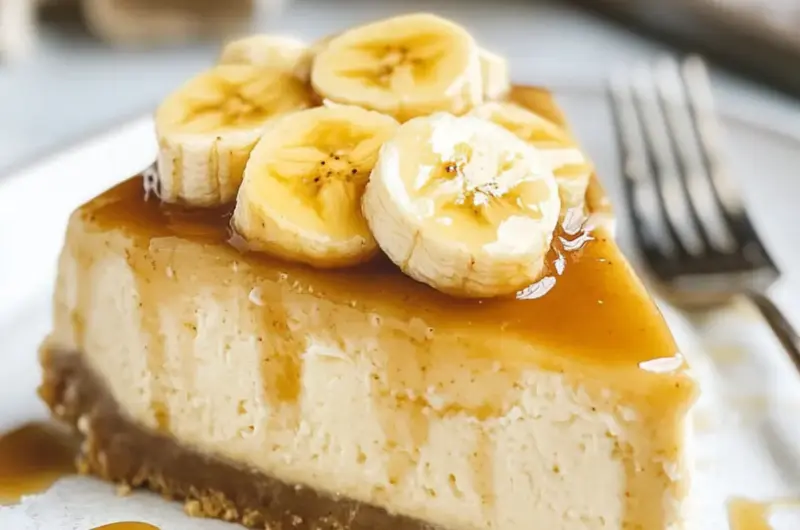 Bananas Foster Cheesecake