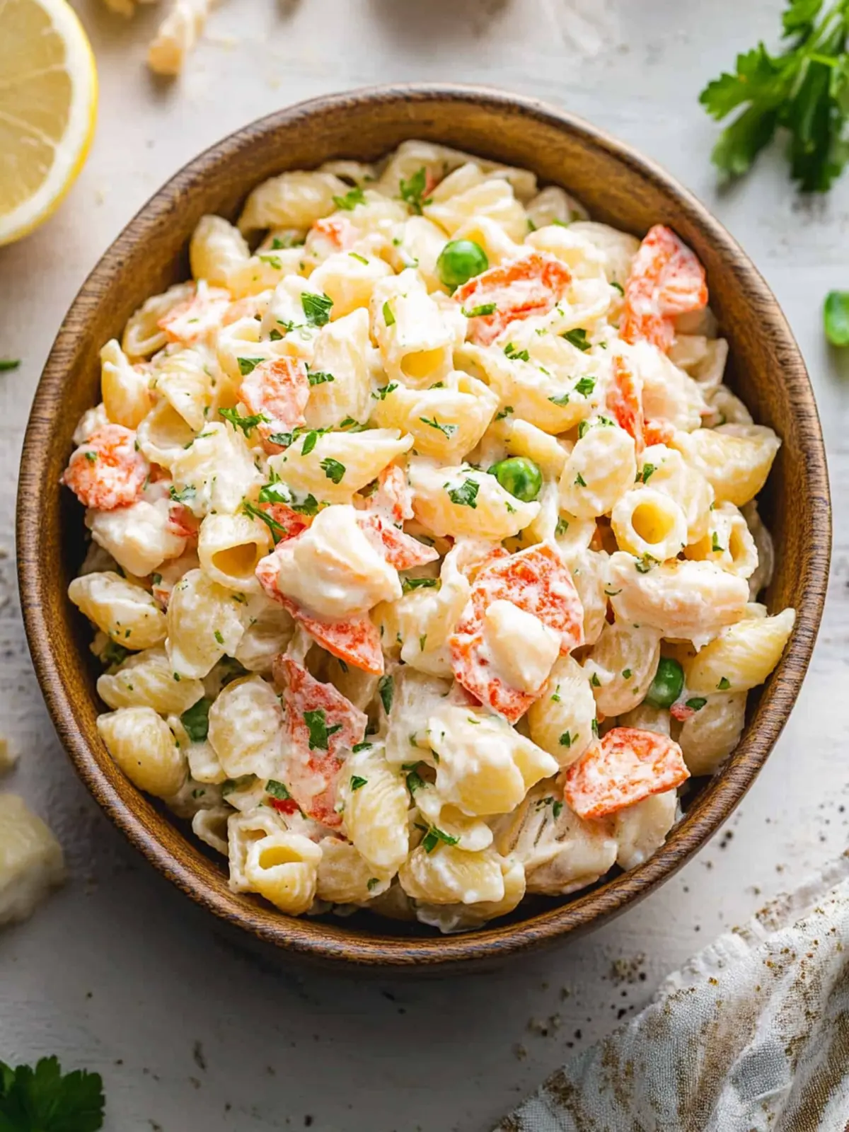 Mouthwatering Crab Pasta Salad for Effortless Summer Meals 4 Crab Pasta Salad