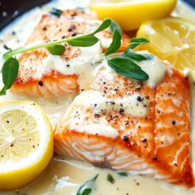 Delicious Salmon With Lemon Cream Sauce in 30 Minutes 10 Salmon With Lemon Cream Sauce