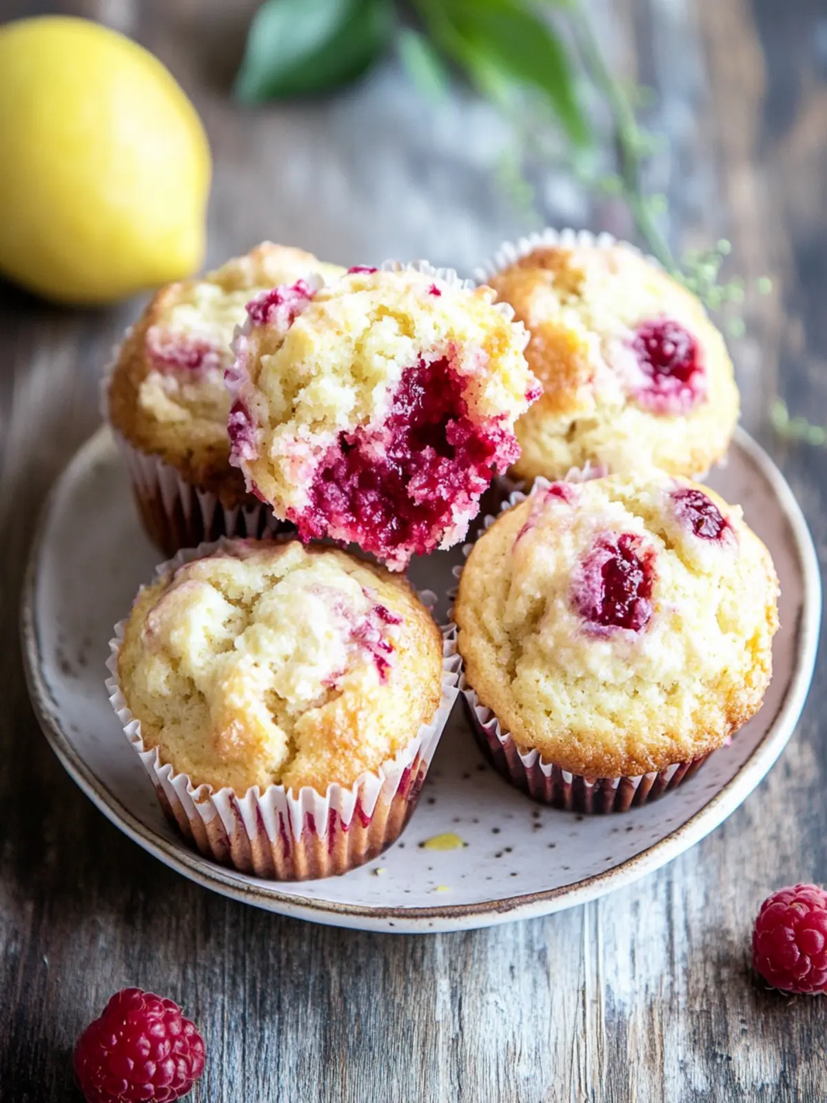 Raspberry Lemon Ricotta Muffins for a Delightful Breakfast 5 Raspberry Lemon Ricotta Muffins