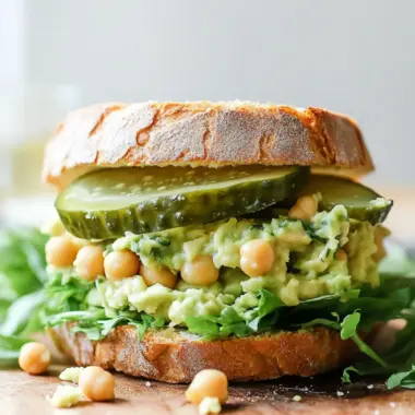 Smashed Chickpea Avocado Dill Pickle Sandwiches That Wow 9 Smashed Chickpea Avocado Dill Pickle Sandwiches