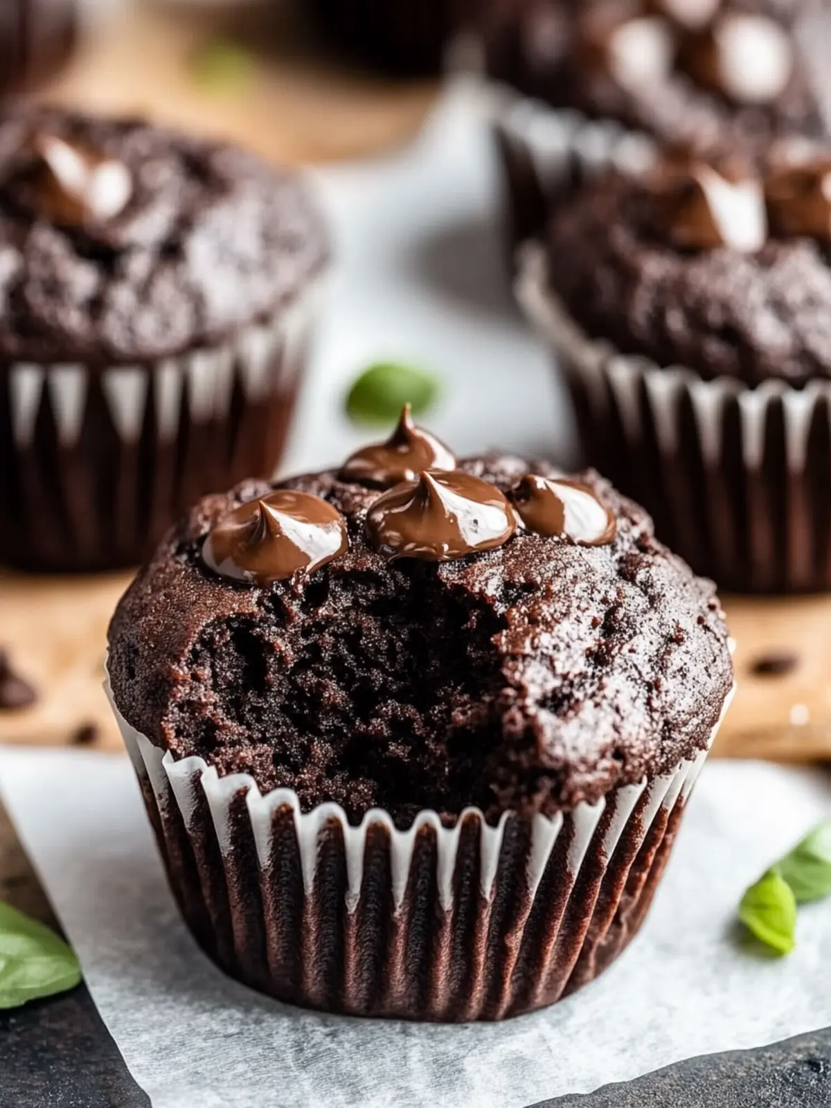 Indulge in Double Chocolate Zucchini Muffins for Guilt-Free Treats 4 Double Chocolate Zucchini Muffins