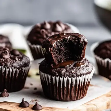 Indulge in Double Chocolate Zucchini Muffins for Guilt-Free Treats 9 Double Chocolate Zucchini Muffins