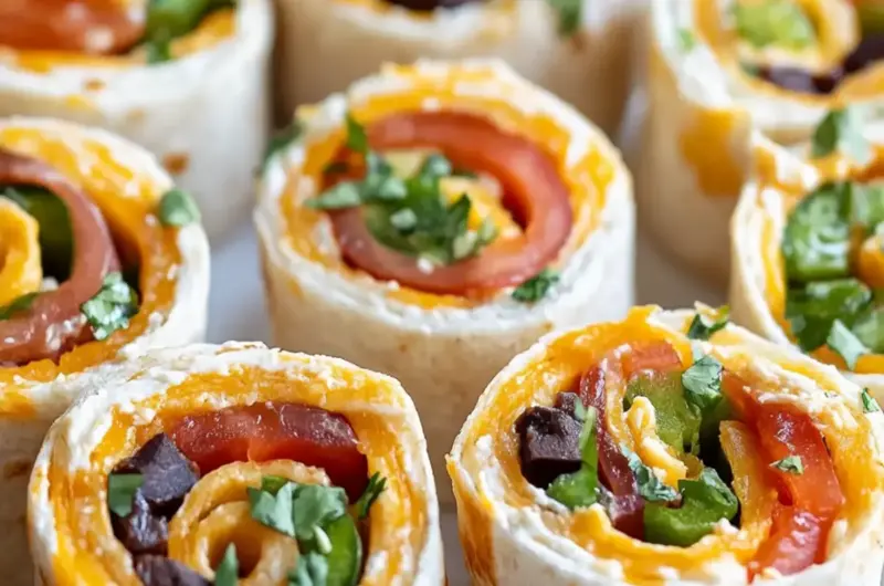 Taco Cream Cheese Pinwheels