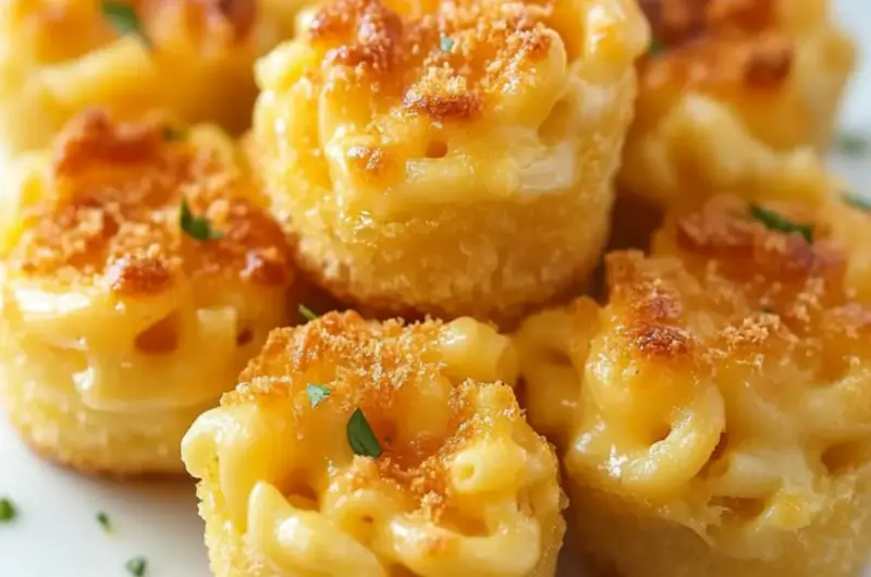 Mini Macaroni and Cheese Bites
