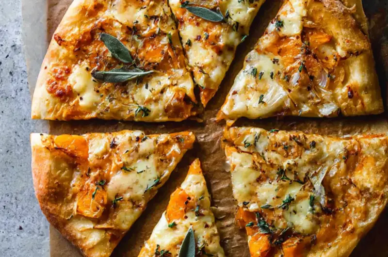 Pumpkin and Gouda Pizza