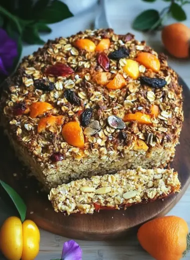 Mediterranean Oat Bake