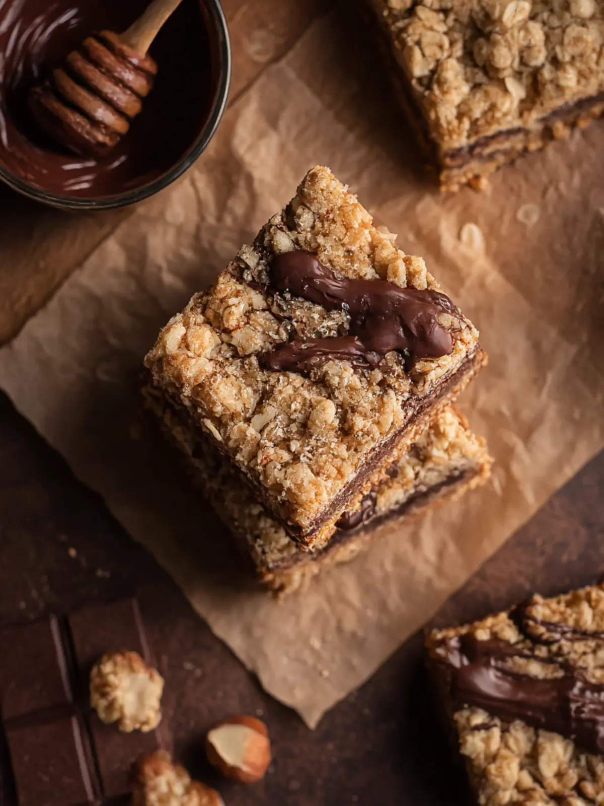 Nutella Oatmeal Bars: Irresistibly Chewy & Deliciously Easy 4 Nutella Oatmeal Bars