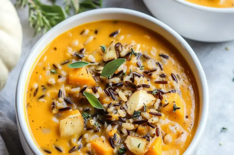Pumpkin Wild Rice Soup