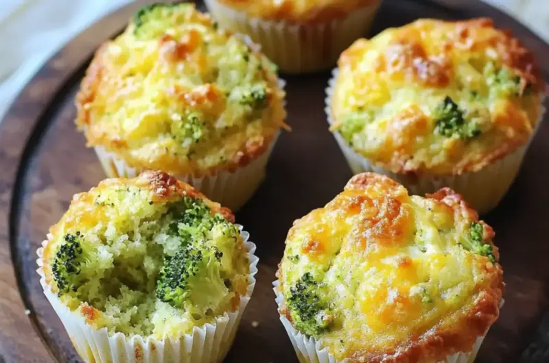 Broccoli & Cheese Breakfast Muffins
